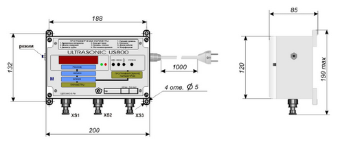 ультразвуковой расходомер US800